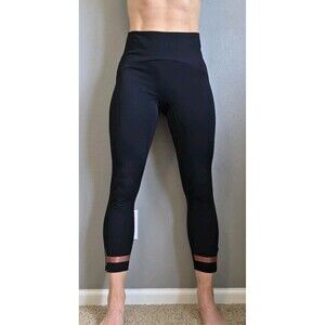ZYIA Active | Size 4 | Black Strap Deluxe Hi-Rise 7/8 Leggings 24"
